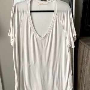 Oversize Basic White Tee